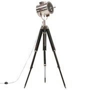 Vetonek Lámpara de suelo con trípode madera maciza de mango 165 cm