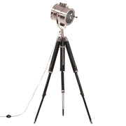 Lámpara de suelo con trípode madera maciza de mango 165 cm v2571 - Vetonek