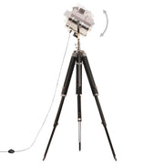 Lámpara de suelo con trípode madera maciza de mango 165 cm v2571 - Vetonek