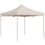 Carpa plegable profesional de aluminio color crema 2x2 m v4186 Vetonek