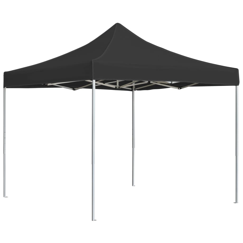 Carpa plegable profesional de aluminio gris antracita 2x2 m v4209 Vetonek