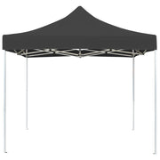 Vetonek Carpa plegable profesional de aluminio gris antracita 2x2 m