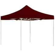 Carpa plegable profesional de aluminio color burdeos 2x2 m v4216 Vetonek