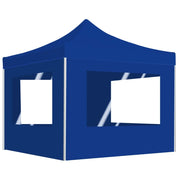 Carpa plegable profesional con paredes aluminio azul 2x2 m v31 Vetonek