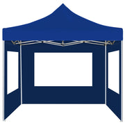 Carpa plegable profesional con paredes aluminio azul 2x2 m v31 - Vetonek