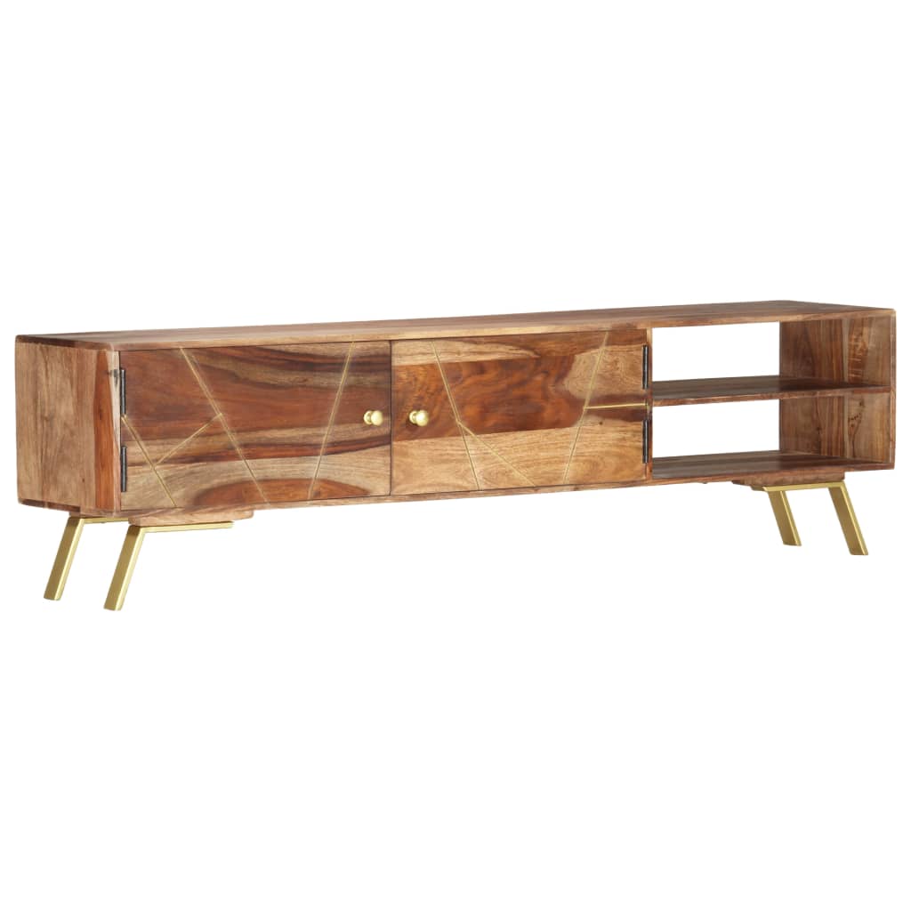 SHEESHAM MACIZED WOOD TV cabinet 140x30x40 cm