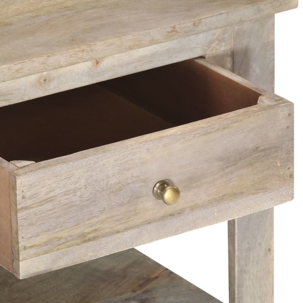 Mesa de centro de madera maciza de mango 82x52x47 cm  V9631 Vetonek