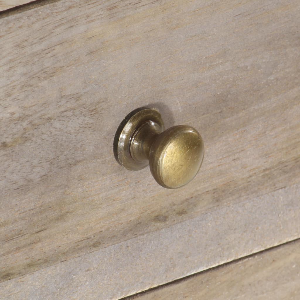 Mesa de centro de madera maciza de mango 82x52x47 cm  V9631 Vetonek