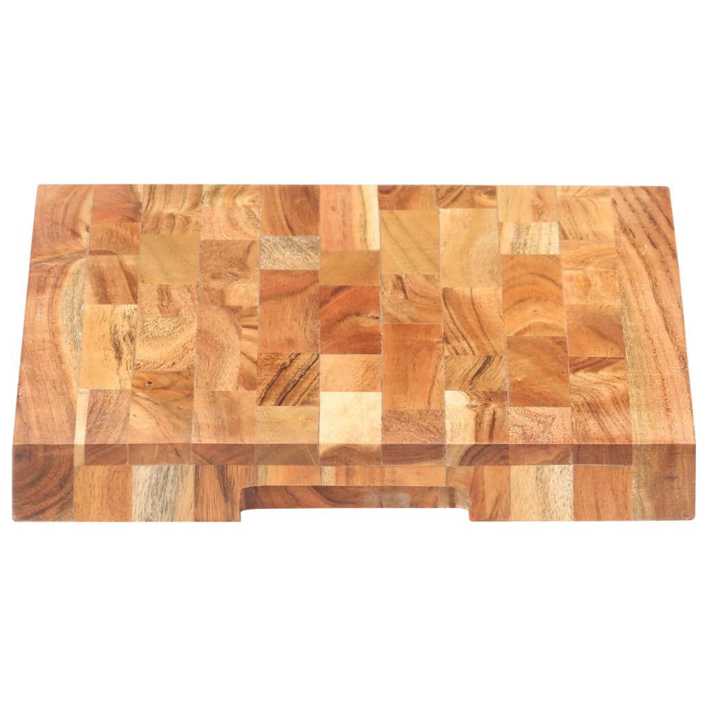 Tavolo da taglio a legno massiccio di acacia 40x30x4 cm