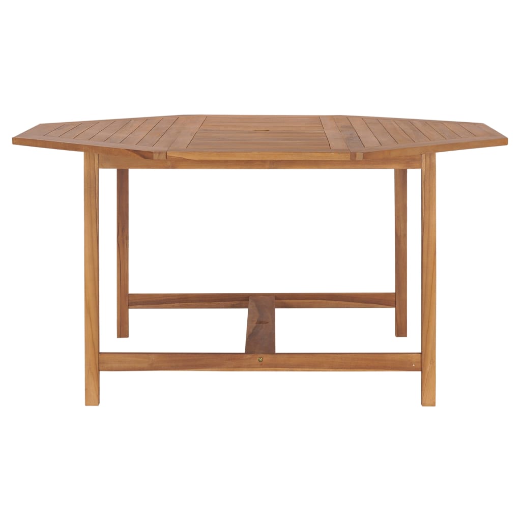 Teak wooden garden table 150x150x75 cm