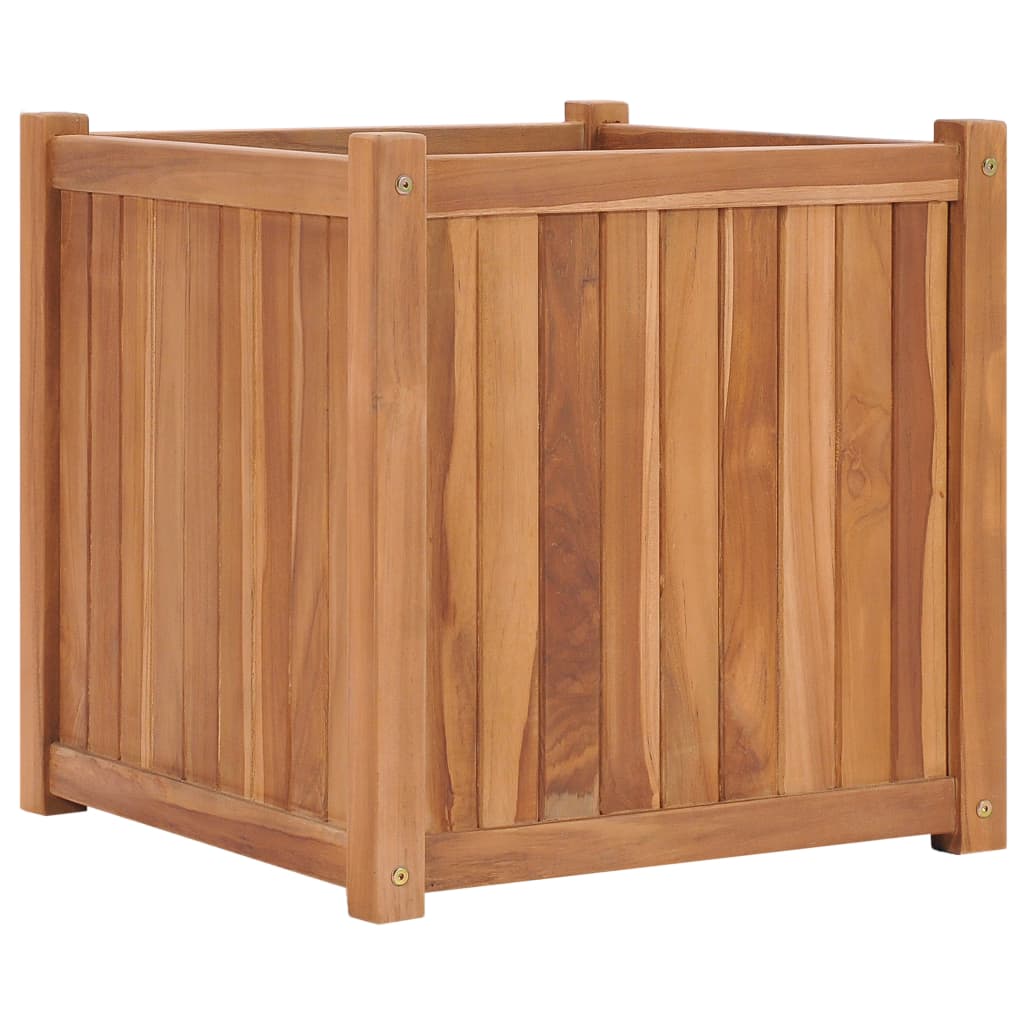 Vetonek jardinera elevado madera maciza de teca 50x50x50 cm