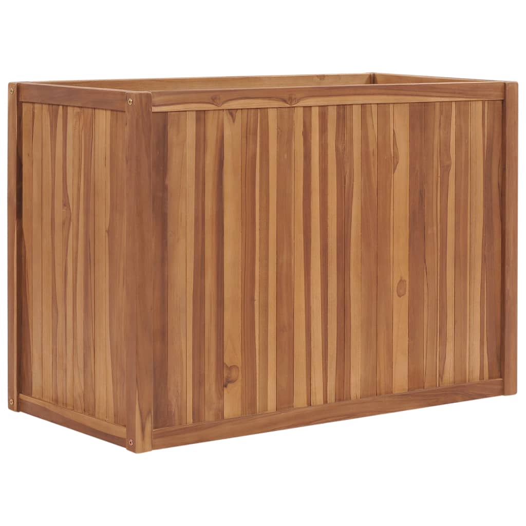 Vetonek jardinera elevado madera maciza de teca 100x50x70 cm