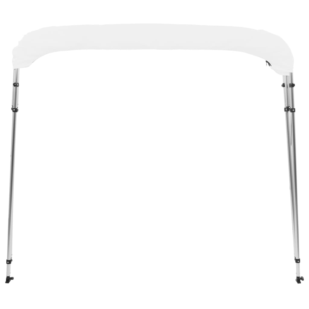 Toldo Bimini de 4 arcos blanco 243x180x137 cm