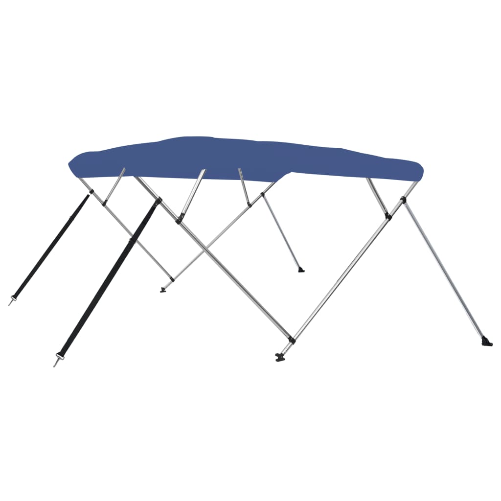 Vetonek Toldo Bimini de 4 arcos azul 243x180x137 cm