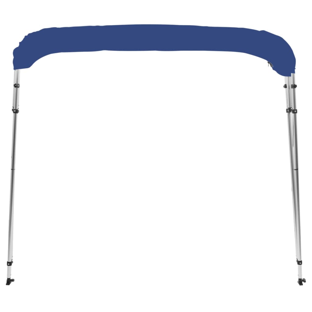 Toldo Bimini de 4 arcos azul 243x196x137 cm