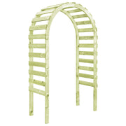 Pérgola de jardín madera de pino impregnada 130x60x230 cm v0667 Vetonek