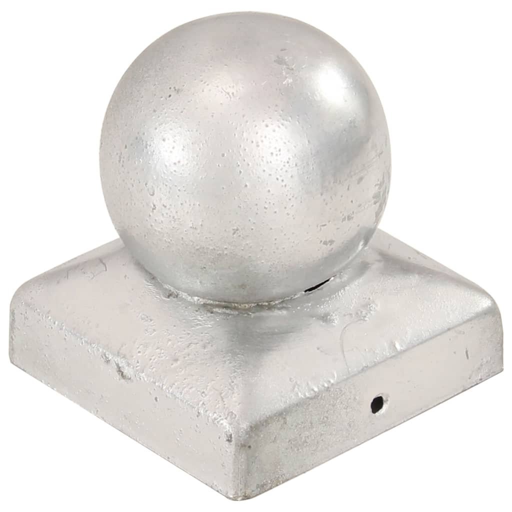 Publica tapas 6 uds galvanized metal globe final 71x71 mm