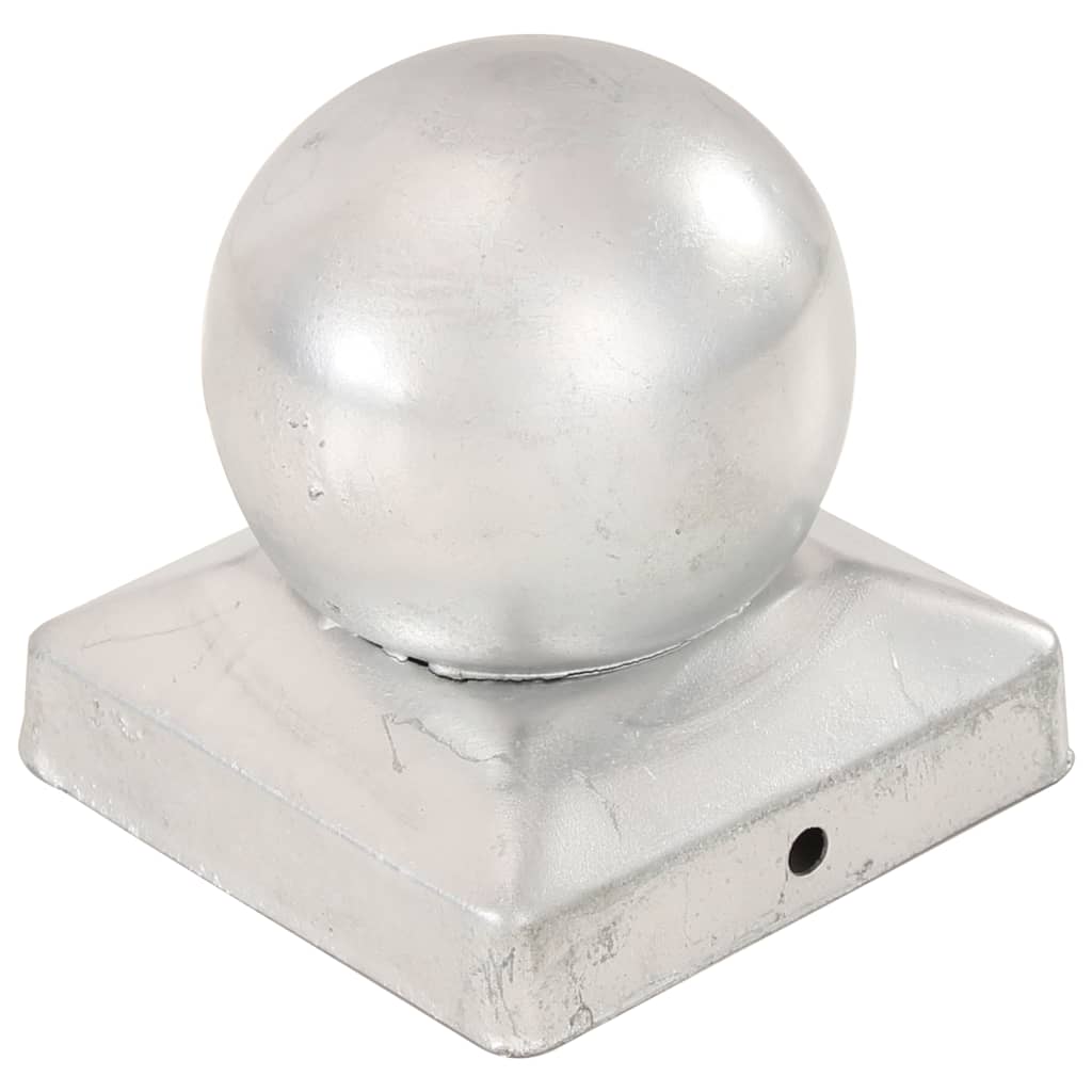 Publica tapas 6 uds galvanized metal globe final 91x91 mm