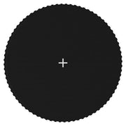 Tapete de salto para trampolim redondo tecido preto 4,27 m V5679 Vetonek