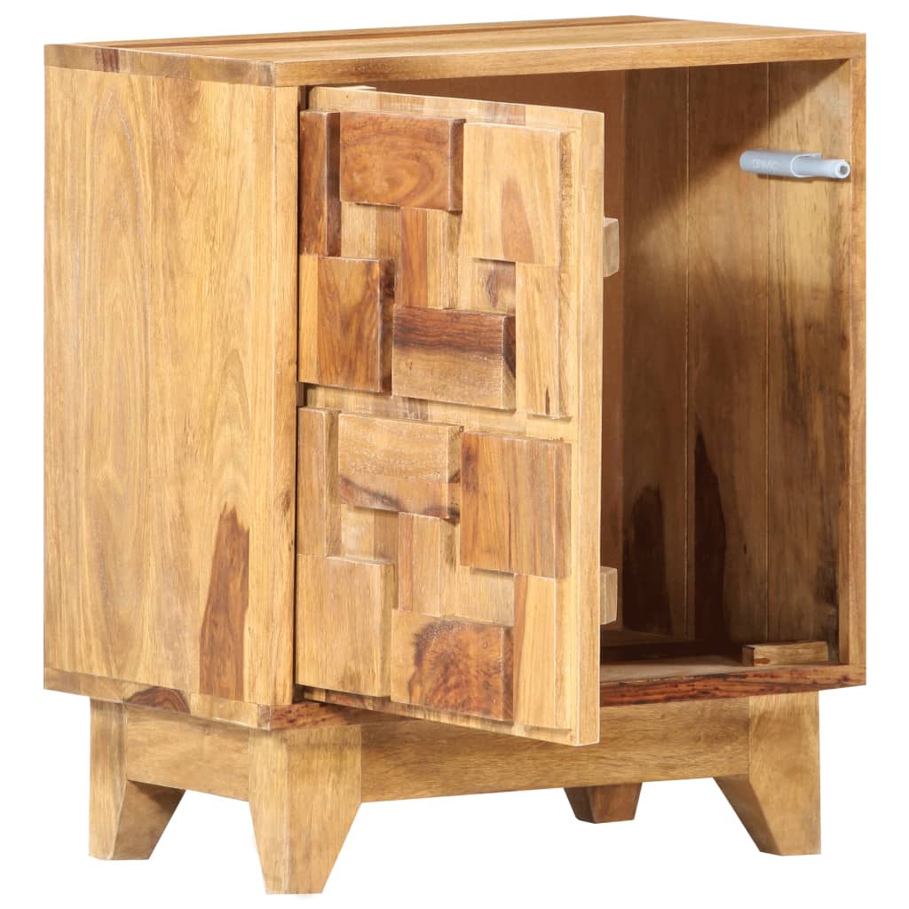 Solid wooden bedside table 40x30x50 cm