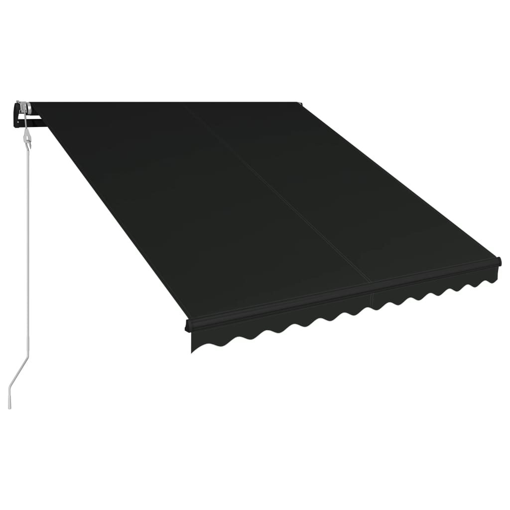 Toldo retráctil automático gris antracita 300x250 cm vidaXL