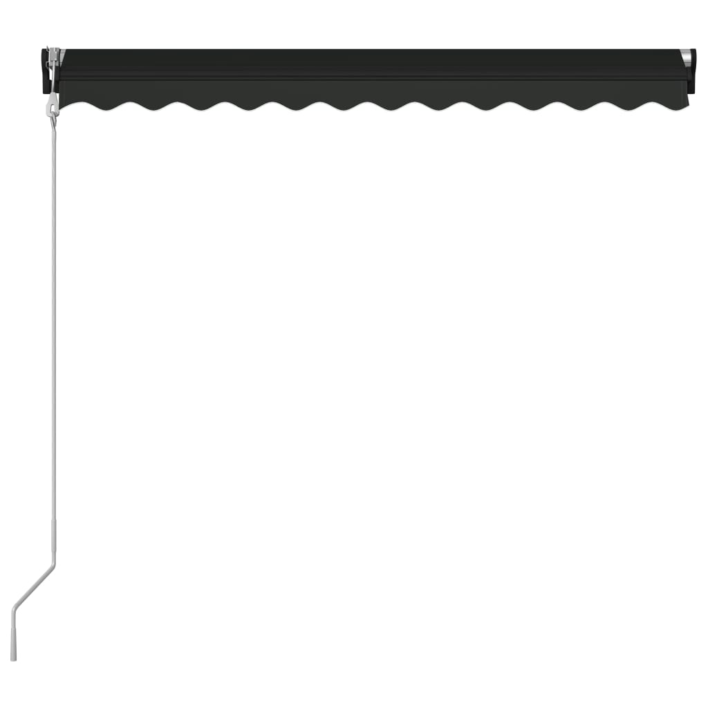 Toldo retráctil automático gris antracita 350x250 cm vidaXL