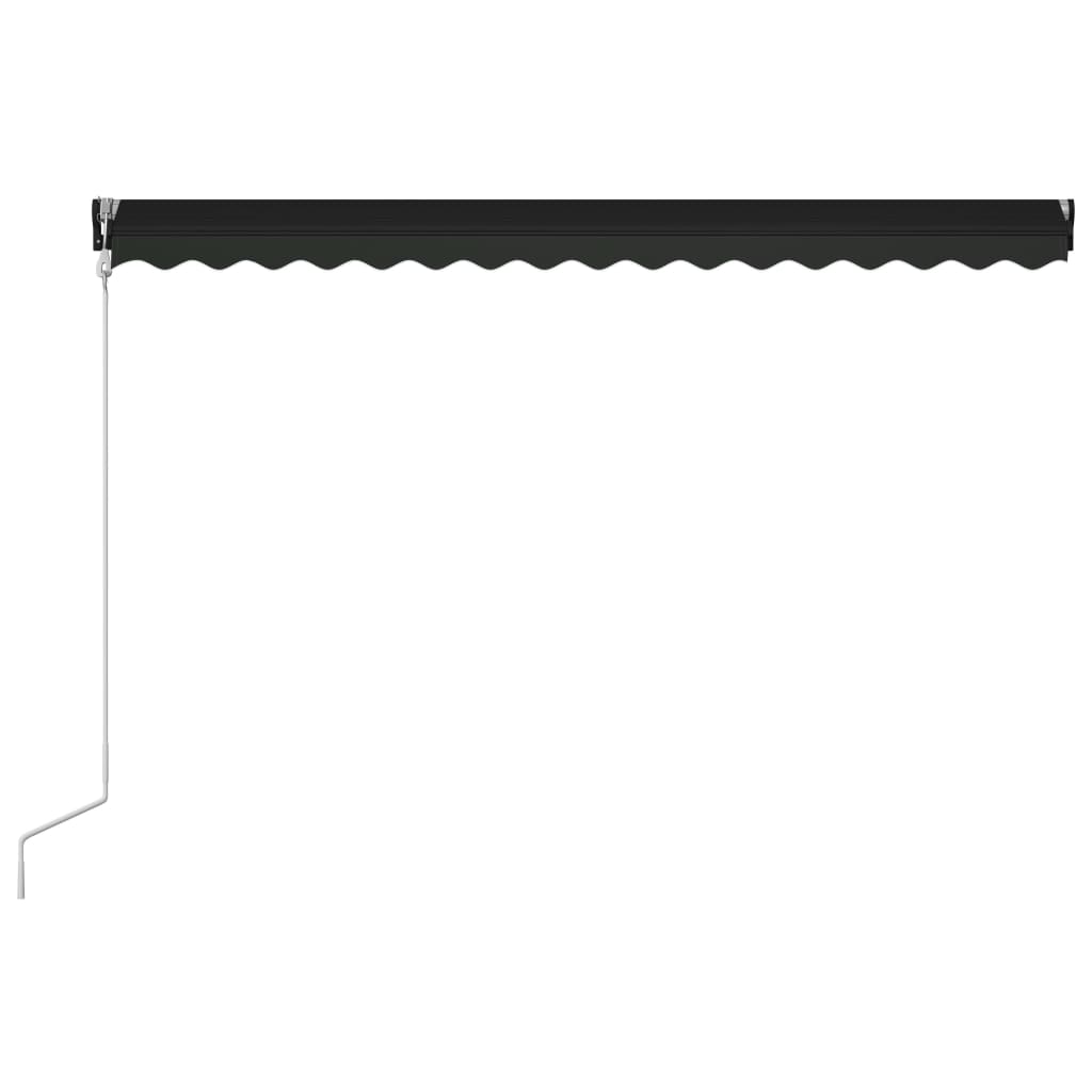 Toldo automático retráctil gris antracita 400x300 cm - Vetonek