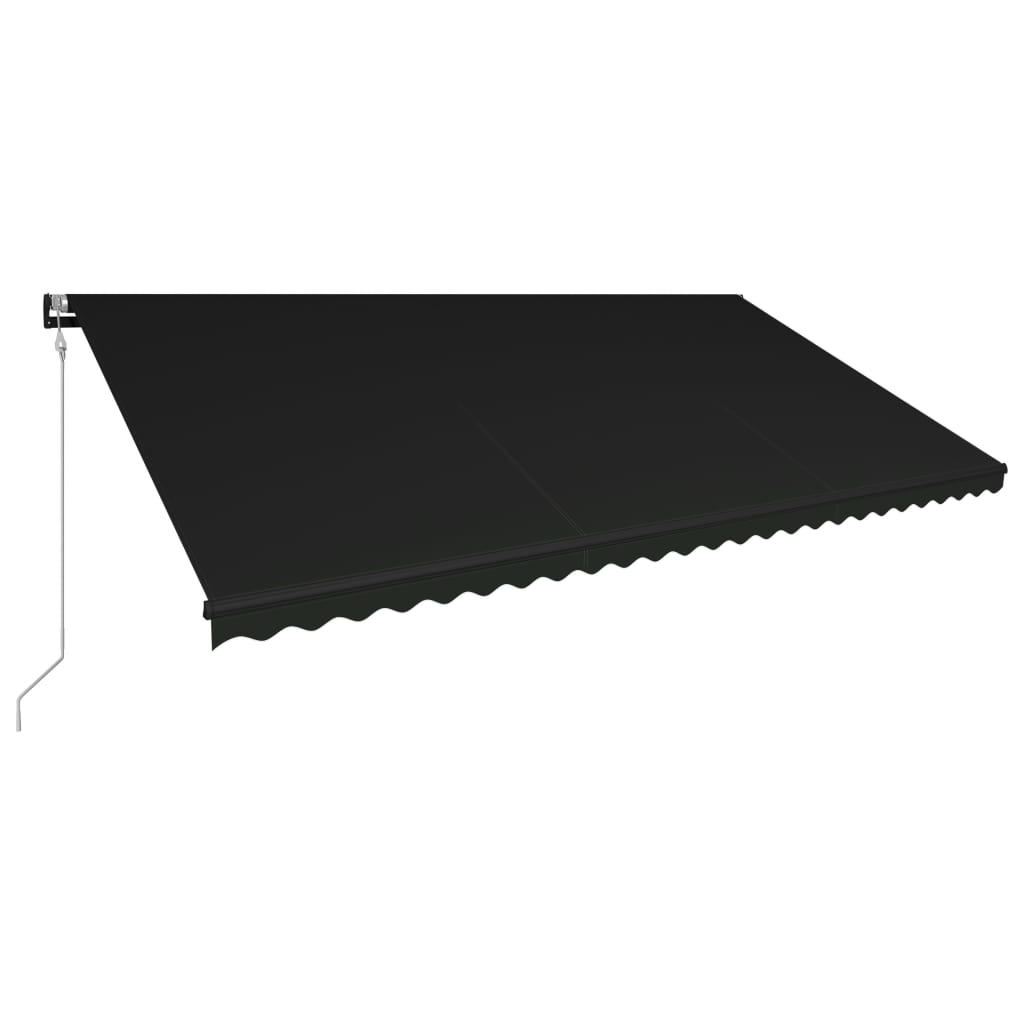 Toldo retráctil automático gris antracita 600x300 cm vidaXL