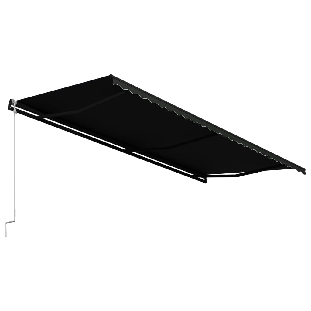 Toldo retráctil automático gris antracita 600x300 cm vidaXL