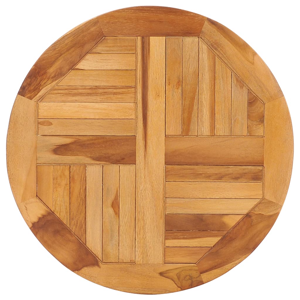 Vetonek Plato giratorio para mesa de madera maciza de teca 