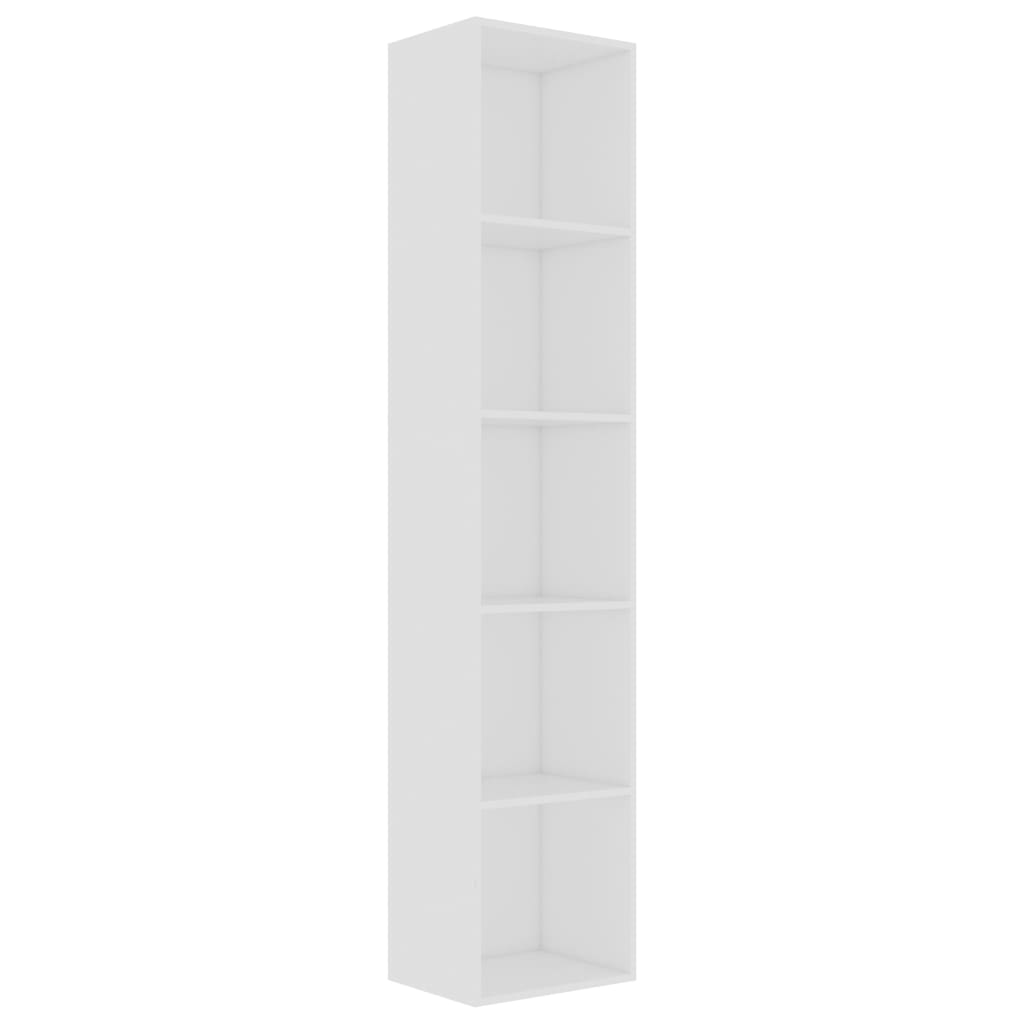 Estantería librería madera blanco 40x30x189 cm vidaXL