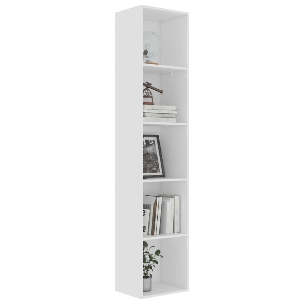 Estantería librería madera blanco 40x30x189 cm vidaXL