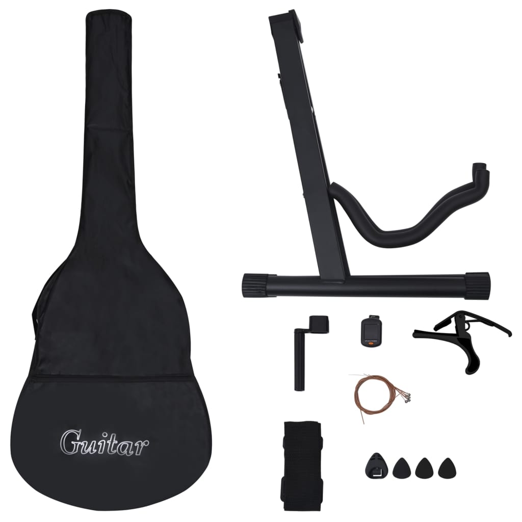 Conjunto de guitarra acústico 12 peças com Cutaway 6 Strings 38 "V31