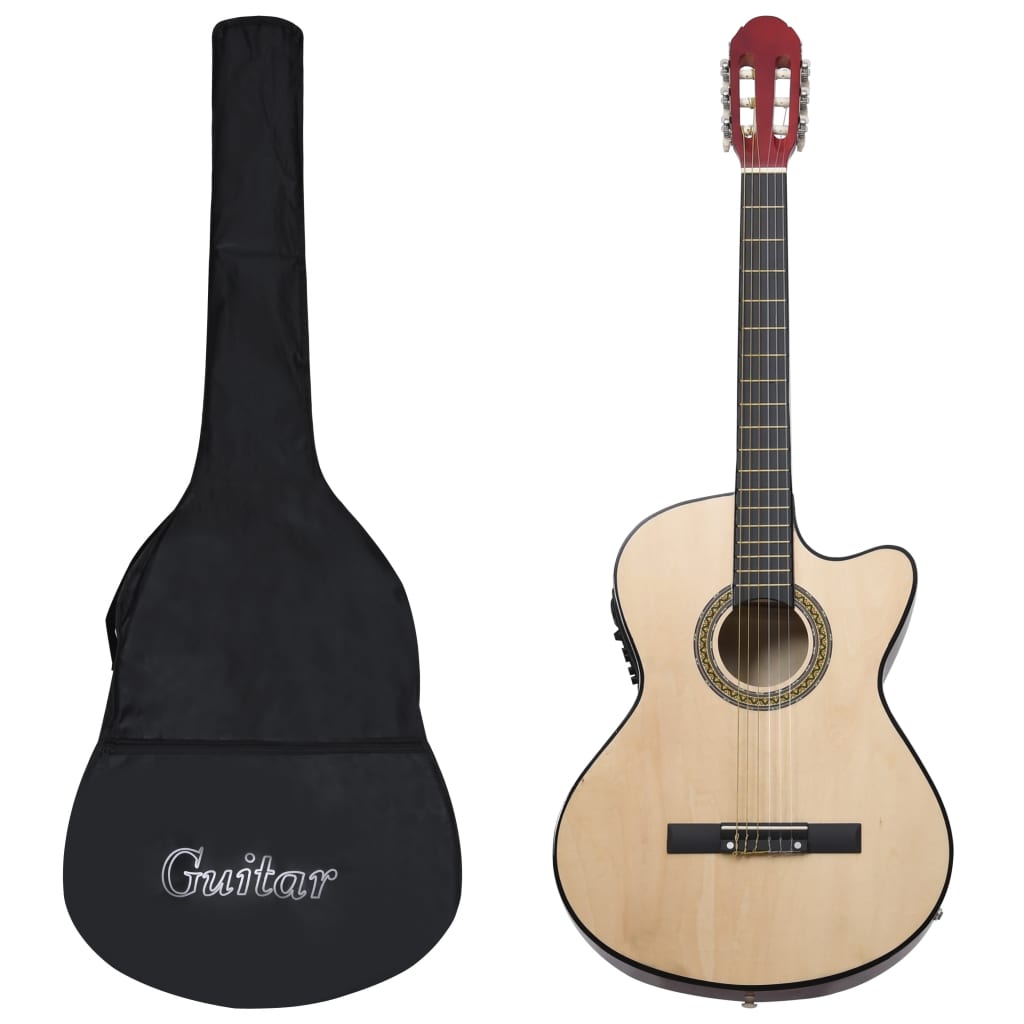 Vetonek Set de guitarra occidental 12 piezas con ecualizador 6 cuerdas