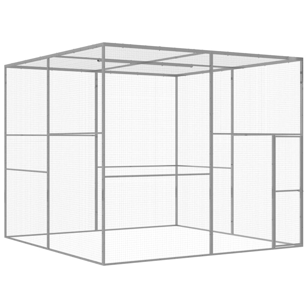 Vetonek Jaula para gatos acero galvanizado 3x3x2,5 m