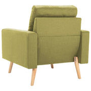 Sillón de tela verde V2573 Vetonek