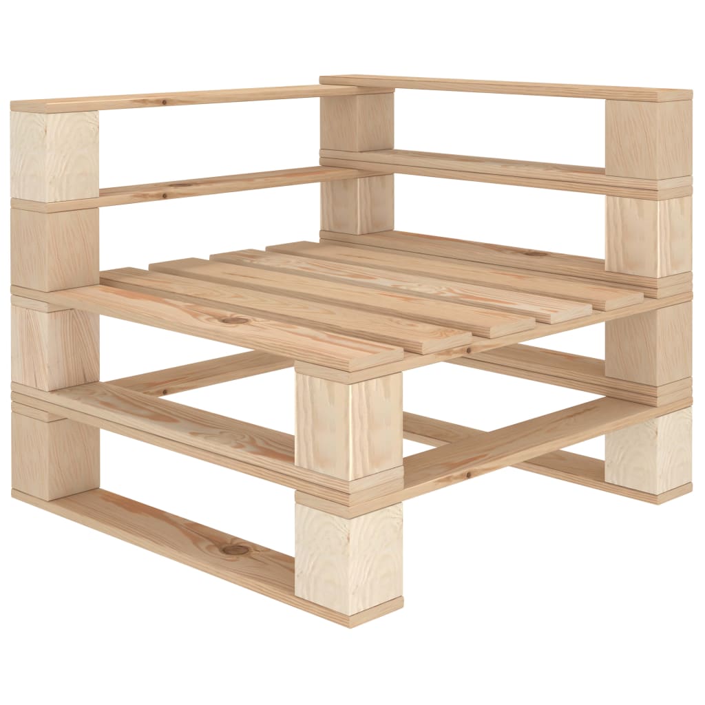 6 pieces of wooden pallet furniture