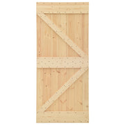 Vetonek Puerta de madera maciza de pino 80x210 cm
