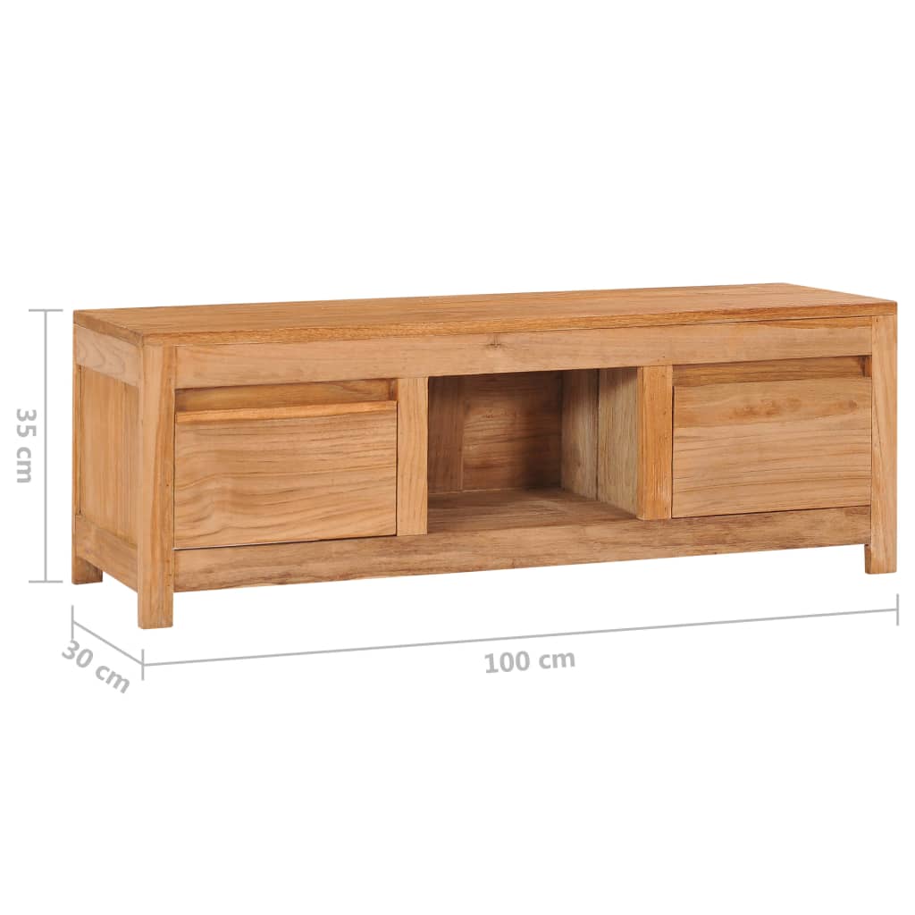 TV mobili in legno 100x30x35 cm