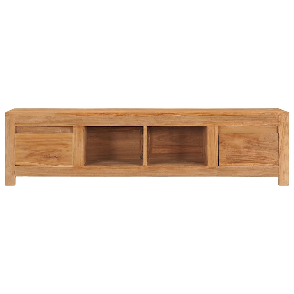 Mobili TV in legno di teak massa 115x30x35 cm