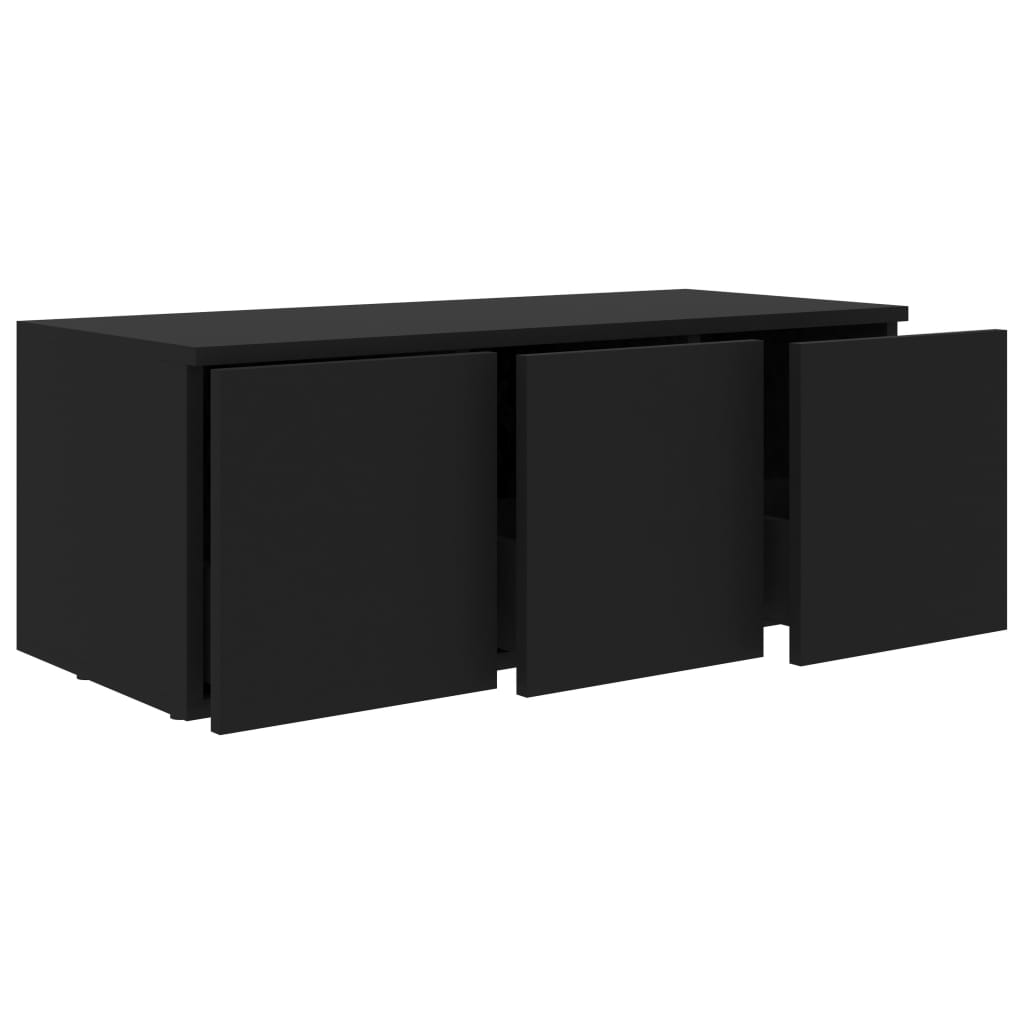 Mueble para TV madera negro 80x34x30 cm vidaXL