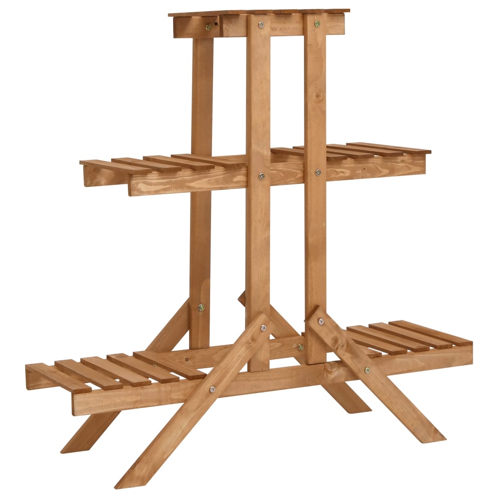 Vetonek Soporte para plantas de madera de abeto 83x25x83 cm