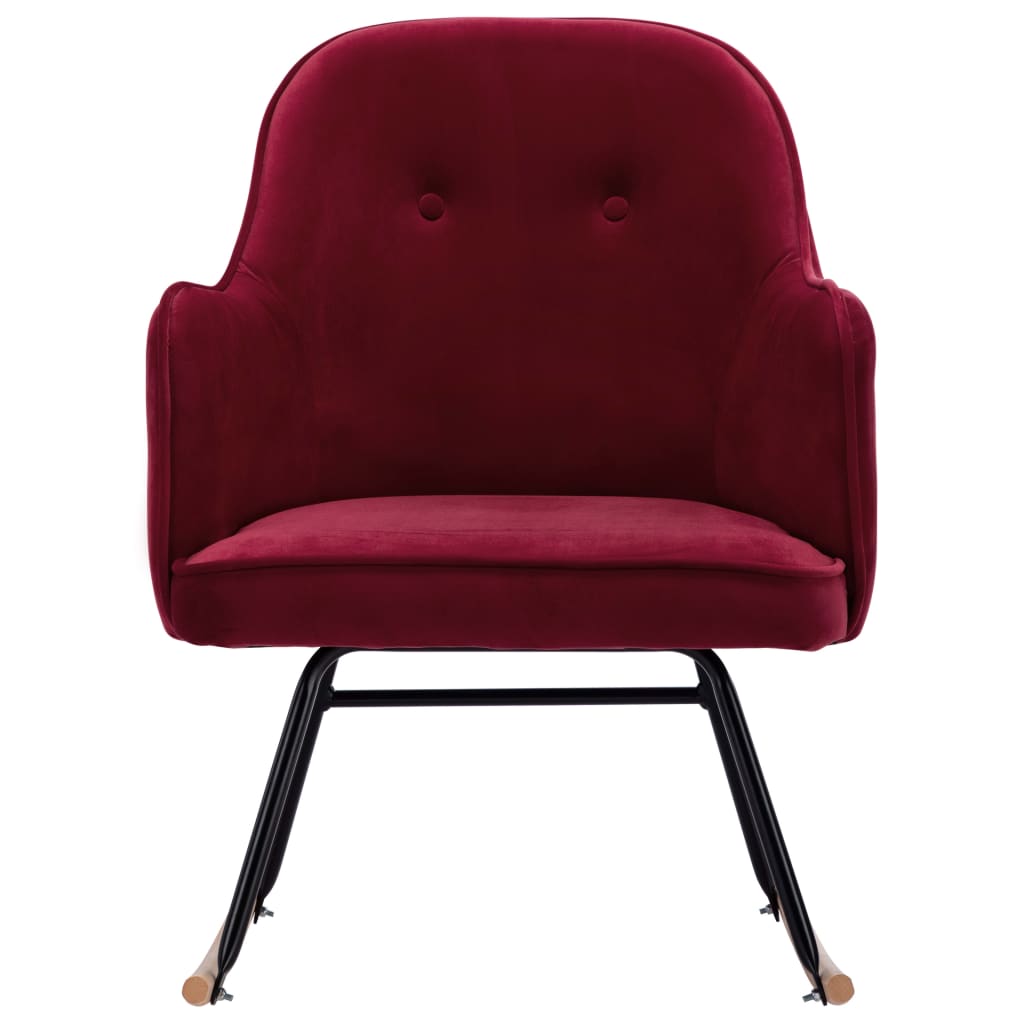 Red velvet wardrobe chair red wine