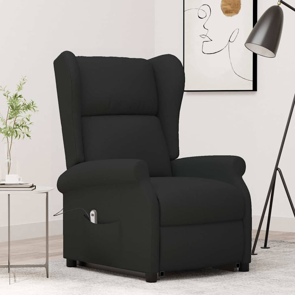  Vetonek Sillón elevable tela negro