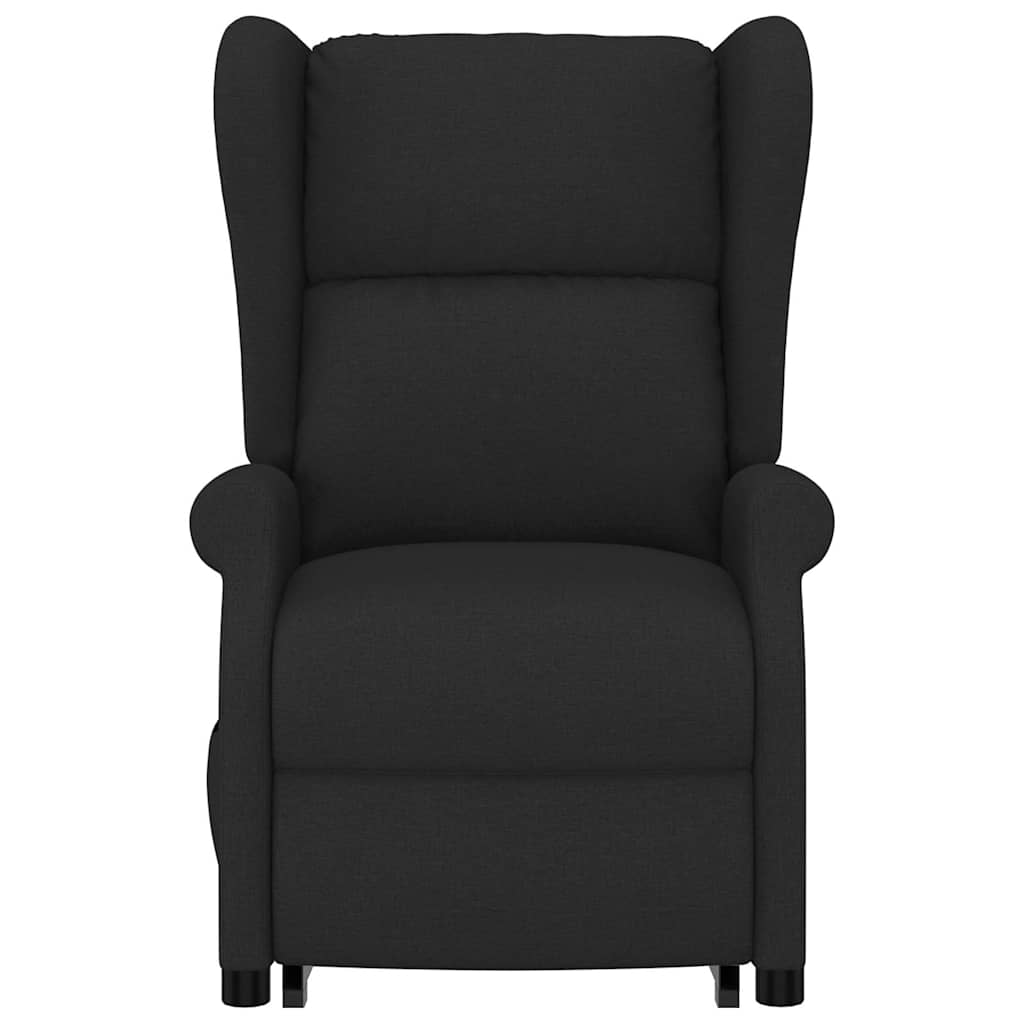 Sillón elevable tela negro vidaXL