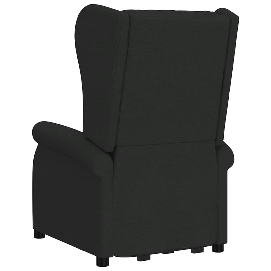 Sillón elevable tela negro vidaXL