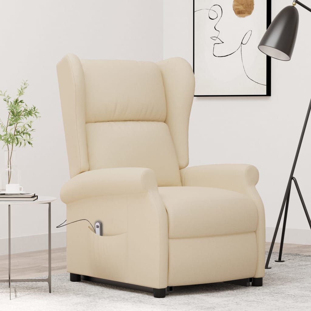 Vetonek Sillón elevable tela crema