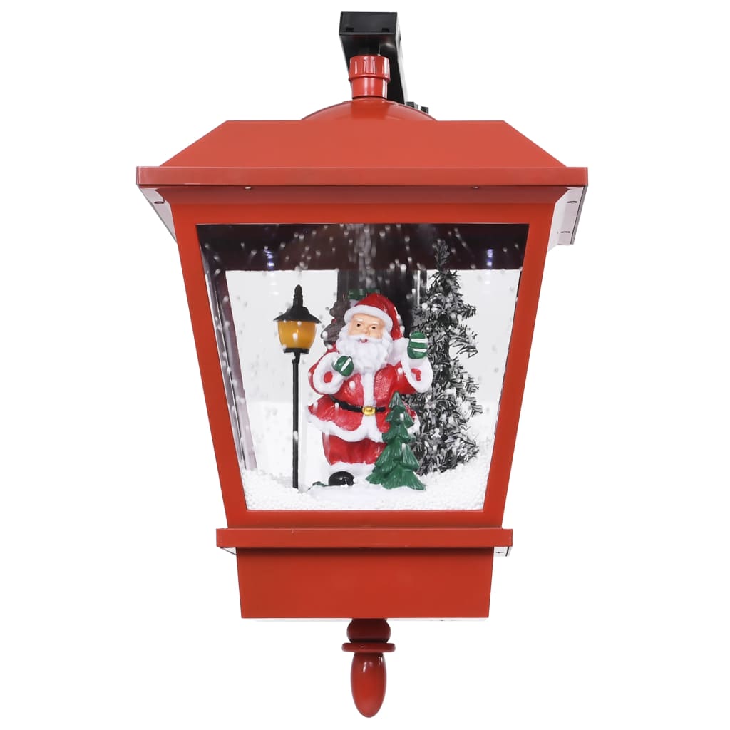 Lámpara de pared de Navidad LED y Papa Noel rojo 40x27x45 cm vidaXL