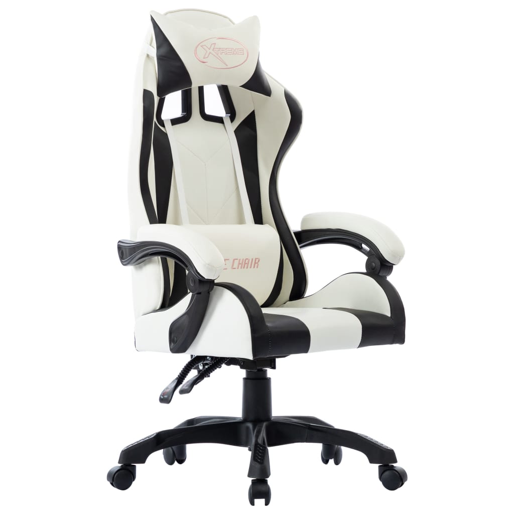 Vetonek Silla gaming de cuero sintético negro