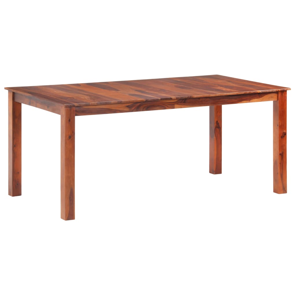 Vetonek Mesa de comedor madera maciza 180x90x76 cm